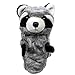 ProActive Sports, Animal Golf Club Head Covers, For Drivers, Cute Novelty Headcover for All Golfers, Plush Material & Clipping Technology, Add Style to Your Golf Bag, Stuffed Raccoon