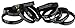 Forge Assorted Popular Scripture Verses Printed On Silicone Wristbands (Packs of 10 Silicone Bands) (1Peter 5:7)