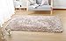 OJIA Deluxe Soft Fuzzy Fur Rugs Faux Sheepskin Shaggy Area Rugs Fluffy Modern Kids Carpet for Living Room Bedroom Sofa Bedside Decor(4 x 6ft, Light Coffee)
