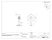 ASME B18.6.3 Plain Brass Machine Screw Hex Nut, #0-80 Thread Size, 3/64