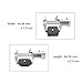 JOILCAN Camera Video Tripod Quick Release Mounting Plate for Zomei Q111，Z666 1 Pc Black