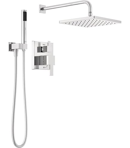 RainOrSHINE　13L Shower System 13-Inch Rainfall Shower Head - 3 Setting Handheld