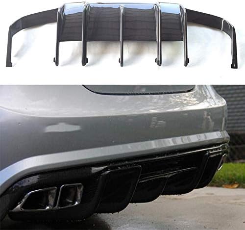 ELATTO for Mercedes Benz CLS Class W218 CLS350 CLS63 AMG Bumper Carbon Fiber Rear Trunk Diffuser 2011~2014
