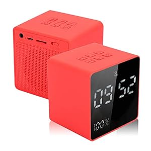 ABS Soundbox, Luidsprekerbox, Luidspreker, Meeslepende Muziek Rood voor Binnen, Alle groepen mensen, Thuis, Kantoor…