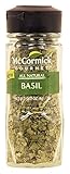 McCormick Gourmet basil, all natural, .17-oz., glass jar