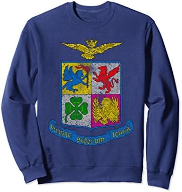 Unisex Italian Air Force Aeronautica Militare emblem sweatshirt Small Navy