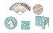 Happy Birthday Unicorn Theme Party Pack for 20 - Plates, Napkins, Straws, and Tablecover