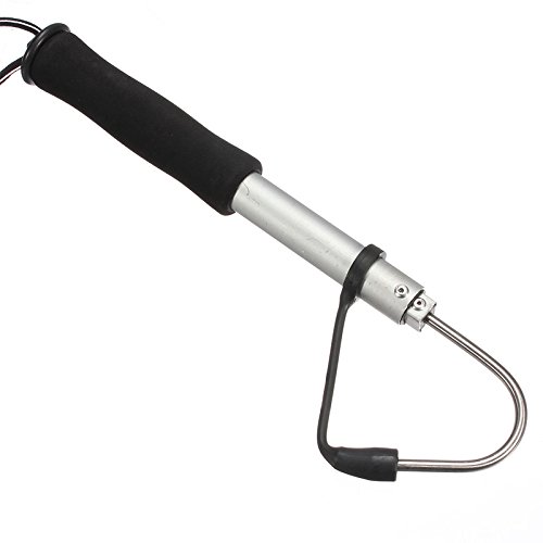 Smartcoco Dopromal Telescopic Stainless Steel Fish Gaff Fishing Spear Hook Telescope Saltwater Boat Hand Gaff