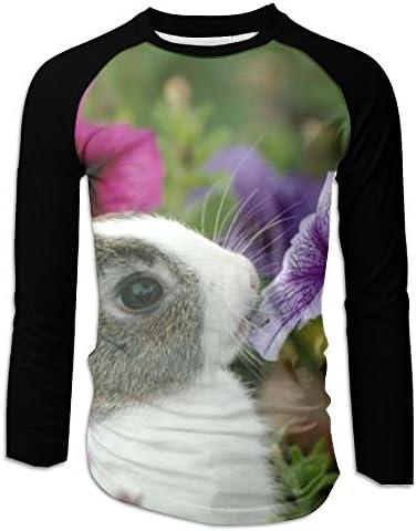 Valentine's Day Gift Men's Nice Long Sleeve Graphic Raglan T-shirt