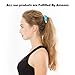 WATINC 28Pcs Silk Satin Hair Scrunchies Set for Women, Strong Elastic Hair Bobbles for Ponytail Holder, Colorful Hair Accessories Ropes Scrunchie, Solid Color Traceless Hair Ties