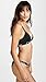 Calvin Klein Women's Id Cotton Large Waistband Triangle Unlined Bra, Black, Medium