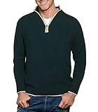 Wool Overs Men's Lambswool Glen Loch Zip Sweater