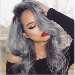 Amazon Com Fani Ombre Grey Brazilian Body Wave Hair Black