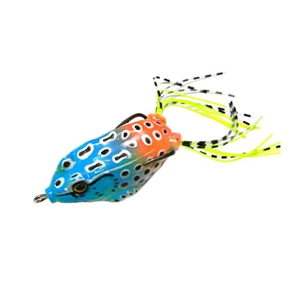 Laimeng6pcs-Frog-Snakeheads-Bait-Fishing-Lures-Bass-Soft-Bait