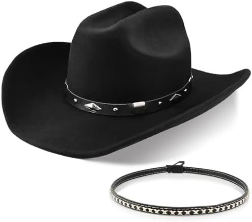 Twister Men's Dallas 2X Wool Cowboy Hat Black 7 5/8 at Amazon