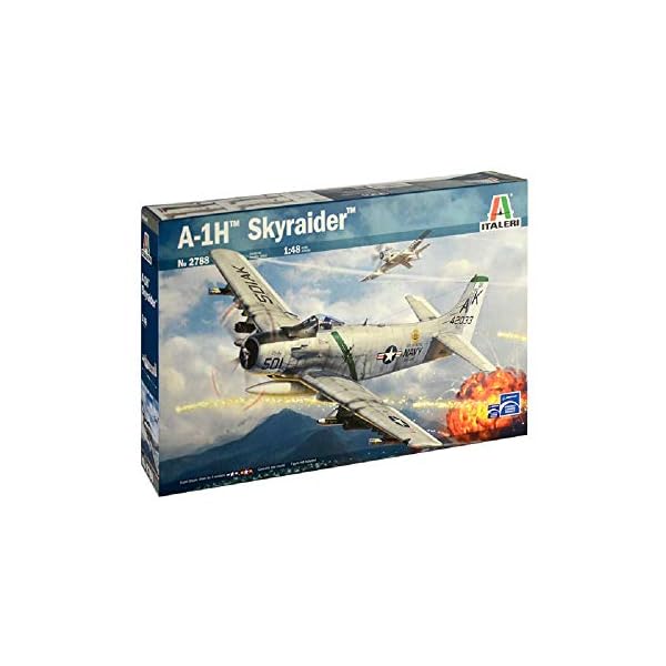 ITALERI 2788S - 1:48 A-1H Skyraider , Modellbau, Bausatz, Standmodellbau, Basteln, Hobby, Kleben, Plastikbausatz…