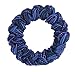 Smoothies Woven Beaded Satin Cord Pony Elastics-Cobalt Blue 01613