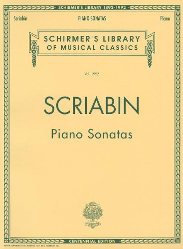 Piano Sonatas - Centennial Edition: Schirmer Library of Classics Volume 1992 Piano Solo (Schirmer's