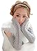 Bellady Womens Winter Warm Over Elbow Long Fingerless Thumb Hole Gloves Mittens Knitted Arm Warmer