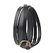 Jenia Multilayer Leather Wrap Bracelet Unisex Adjustable Wristband Cuff Bangle for Kids, Boys, Girls, Women, Men Party Gift
