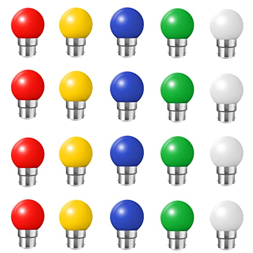 Red Yellow Blue Green Cool White