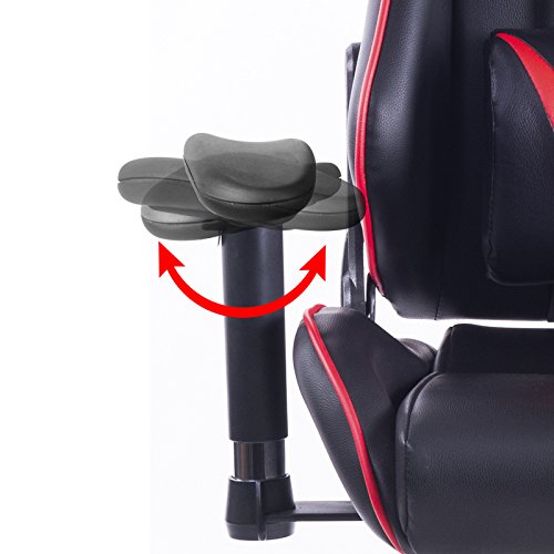 WOLTU-BS13rt-Sedia-Gaming-Gioco-Sedie-da-Ufficio-Girevole-Ergonomica-Lussuosa-con-Cuscini-Poltrona-Schienale-Reclinabile-Ecopelle