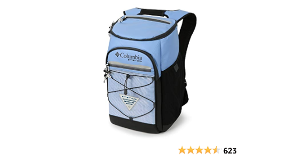 Insulated Backpack Cooler, White Cap 