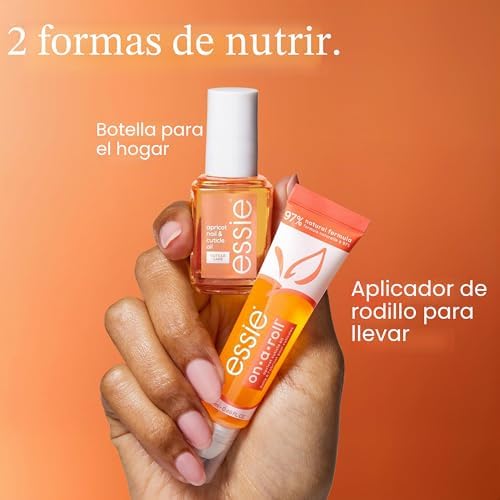 , On a Roll Apricot, Aceite hidratante para uñas y cutículas, Formato Roll-on