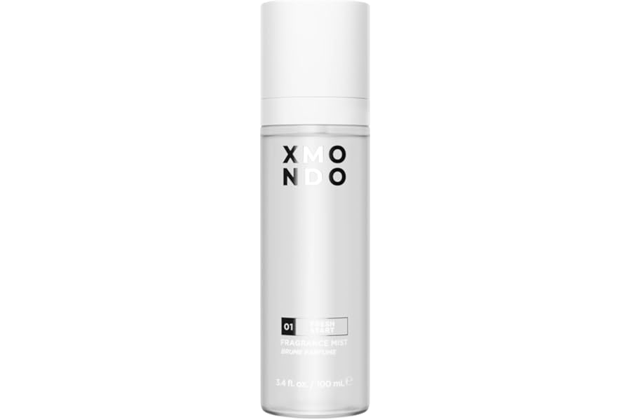 XMONDO 01 Fresh Start Fragrance Mist – Lightweight Hair & Body Perfume Mist with Hyalurionic Acid & Squalane, Fresh Clean Scent, 3.4 fl oz / 100 mL