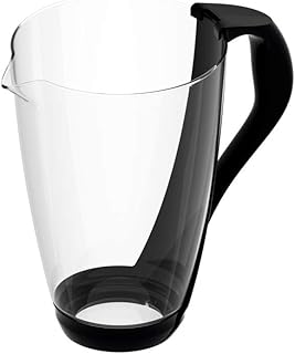 PearlCo Glas-Wasserfilter (schwarz) - Ersatzkanne ohne Zubehör