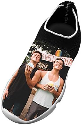 Fly Knit Lightweight Dolan_Twins Sports Shoes No Tie for Boys Soft Breathable Athletic Sneakers