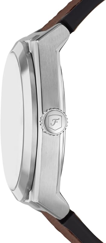 Everett Herrenuhr, Quarz-Dreizeiger-Datumswerk mit Edelstahl- oder Lederarmband