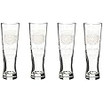 Budweiser Signature Pilsner Glass - White Logo - Set of 4