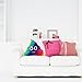 BESTOMZ Poop Plush Pillow Round Cushion Soft Toy, 35 x 30 x 10 cm (Smile poop Rainbow)