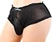 SISSY pouch panties men's bikini briefs thong T-back girlie underwear sexy for men (M, black)