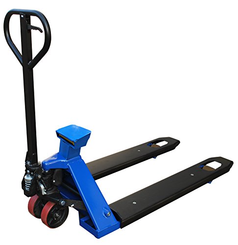 Hu-Lift ZFJ20L Scale Pallet Truck, 4400-Pound Capacity, 27” x 45” Fork