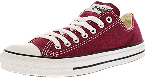Converse Unisex Chuck Taylor All Star Seasonal Lo Top Maroon Sneaker - 10 Men - 12 Women