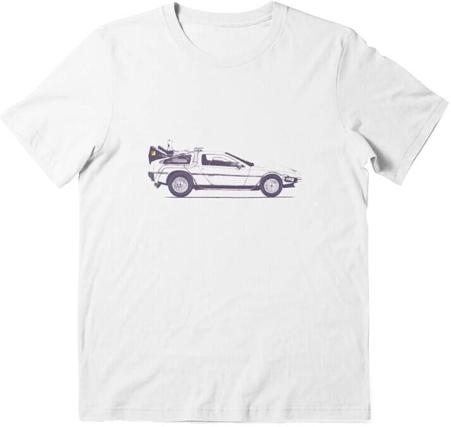 pink delorean t shirt