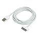 RND MFi Certified 30-Pin Cable for iPad iPhone iPod (6 feet/White)