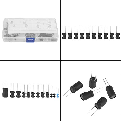 Inductor Coil - 145Pcs 10Uh-10Mh 12 Values Choke Inductors Assorted Transistor Assortment Kit