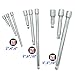 VASTOOLS Wobble Socket Extension Bar Set 9-Pcak, 1/4
