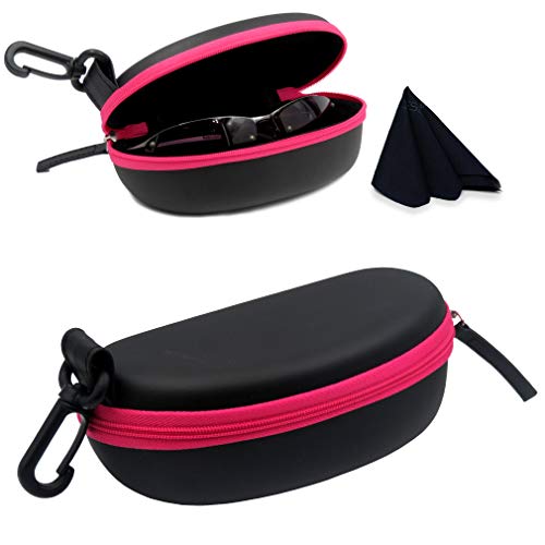 Sports sunglasses case wrap around sunglasses case semi soft large