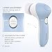 PIXNOR Facial Cleansing Brush, Waterproof Facial Brush with 7 Exfoliating Brush Heads for Deep Cleansing, Gentle Exfoliating, Removing Blackhead, Massaging