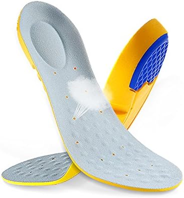 Suscong Arch Support Insoles for Men and Women, Shock Absorption and Cushioning Replacement Insert, Comfortable and Soft for Everyday Use(L)