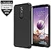 LG Stylo 4 Case, LG Stylo 4 Plus Case with Tempered Glass Screen Protector,IDEA LINE Heavy Duty Protection Hybrid Hard Shockproof Slim Fit Cover - Black
