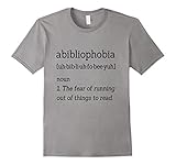 Shirt for book lovers and bookworms - abibliophobia