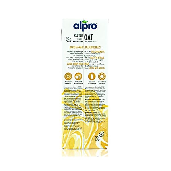 Alpro - 4er Pack Haferdrink Barista for Professionals 1 Liter - Oat Hafer Drink 100 % pflanzlich zum AufschÃ¤umen fÃ¼r Kaffee, Shakes und Smoothies – Bild 6