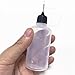 JOYWEE 30 Pack 50ml Needle Dropper E Liquid Bottle - Steel Tip Squeeze Bottle for E Juice