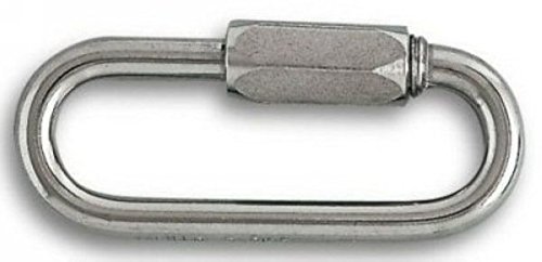 Chapuis bar8 Indicative Connecting Link Work Load Galvanised Steel for Chain, Grey, Ø 5 mm, Set of 20)