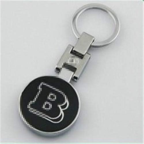 Yi Tou Zhu High-Grade Metal H Buckle car Logo Keychain Men Women Pendant Key Chain Ring for Brabus AMG Logo car Styling (for Brabus)